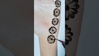 Simple and easy dotted mehndi design ‼️ new stylish beautiful mehndi design 💫 shorts mehndi video [upl. by Anihsak]