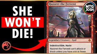 INVINCIBLE MONO RED  Hazoret the Fervent Historic Brawl  MTG Arena [upl. by Zoara]