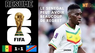 RÉSUME SENEGAL vs RD CONGO  QUALIFICATIONS COUPE DU MONDE 2026 [upl. by Kanter]