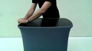 Tension Fabric Podium Counter [upl. by Janeen]