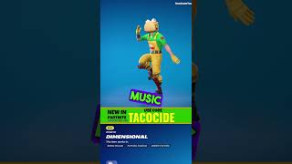 Fortnites New Dimensional Emote and Yung Kooks 3D Song in Fortnire item shop [upl. by Nadeen]