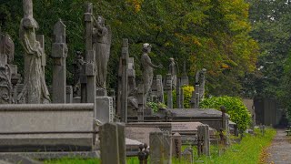 Brompton Cemetery London hdr sonya7rv قدیمیترین قبرستان لندن [upl. by Yenahc]