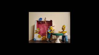 Moe JAKKSPacific The Simpsons Stop Motion Unboxing shorts [upl. by Market]