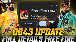 Free Fire OB43 Update Release Date And All Confirm Changes [upl. by Ensign]