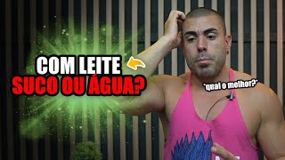 É melhor Whey com leite suco ou água [upl. by Nitsruk991]