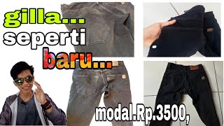 Cara Wantek Celana Jeans Hitam Agar Tidak Luntur [upl. by Nnaegroeg972]