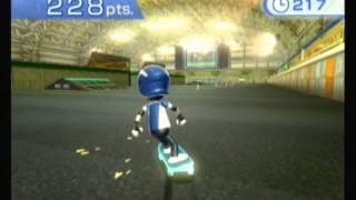 Wii Fit Plus Training Plus Playthrough Part 123 Skateboard Arena Free Ride Course [upl. by Elfrieda426]