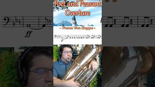 Poet and Peasant Overture Pt 2  Franz Von Suppe tuba brass orchestra [upl. by Siana242]