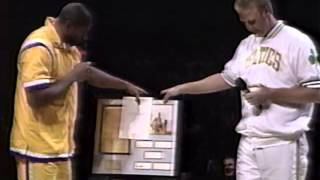 Larry Bird Retirement 1993 Part 9 Magic Johnson 2 [upl. by Eeresed375]