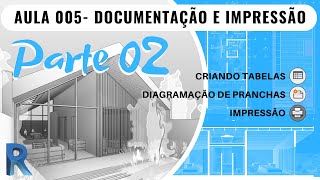 REVIT 2019  Aula 005 Parte 02  Documentação e Impressão [upl. by Milon872]