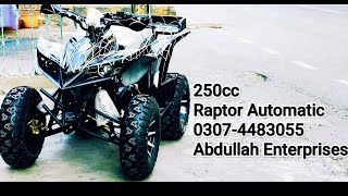 250cc atv quad desert safari track racer Dubai import bike in automatic engine for sale delivery Pak [upl. by Ocinom242]