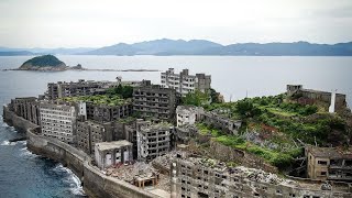 Exploring Worlds Largest Abandoned City In 4K  Hashima Island Gunkanjima Battleship Island [upl. by Balbinder]