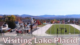 Visiting Lake Placid and the Olympic Center  1932 and 1980 ice rinks  Life at Fort Drum [upl. by Mastrianni520]