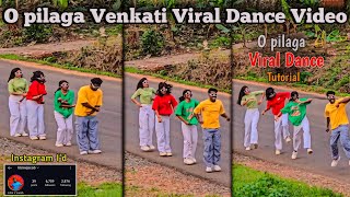 O Pilaga Venkati Full Song O pilaga venkati reels  O pilaga venkati dance Step viralvideo [upl. by Jarl]