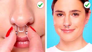 DIY Fake Piercings Try the Look Without the Pain  Full HD  Slow TV [upl. by Neidhardt]