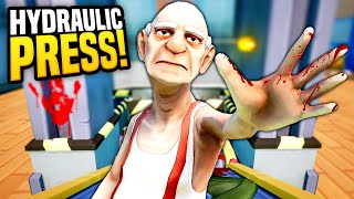 We JUMPED into a HYDRAULIC PRESS  Just Die Already Gameplay [upl. by Sldney]