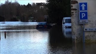 Vendée le centre de TalmontSaintHilaire inondé [upl. by Westfall]