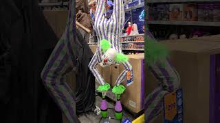 85 Foot Laughing Handstand Clown  Lowes Halloween [upl. by Emorej]