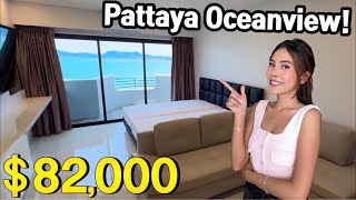 82000 3M THB Peaceful area Pattaya Beachfront Condo with Beautiful Ocean View [upl. by Lishe]