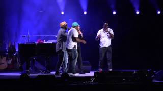 Billy Joel amp Boyz II Men  The Longest Time Live At Citizens Bank Park  August 2 2014 [upl. by Ymiaj]