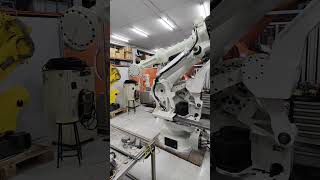 Kawasaki MX500 heavy payload industrial robot at Eurobots [upl. by Ater]