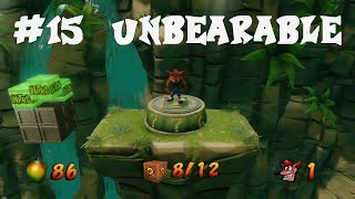 15 UNBEARABLE  100 Bonus Crash Bandicoot 2 FR [upl. by Hisbe989]