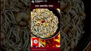 Gulas con gambas recien cocina quecocinar tipsdecocina food aperitivo [upl. by Tizes]