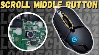 Logitech G402 scroll wheel middle button fix [upl. by Yrrot]