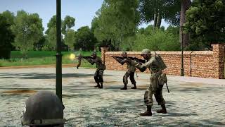 Battle of Carentan in Arma 3 [upl. by Eekram]