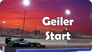 GEILER START 🍟 Bahrain Rennen 13 🍟 F1 2016 006 [upl. by Hsakaa]