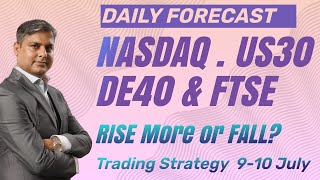 DAX amp FTSE100 Live Signals Trading Today  NASDAQ amp US30 Live Trading Today 910 JULY [upl. by Gaylene973]