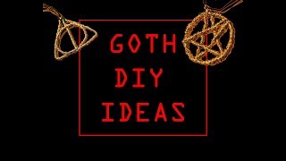 GOTH DIY IDEAS  Wire symbol pendant [upl. by Edette]