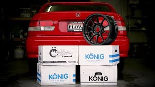 Unboxing the NEW Civic Wheels  Konig Dekagrams [upl. by Quartana427]