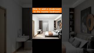 How to add a cloakroom to the master bedroom [upl. by Pros]