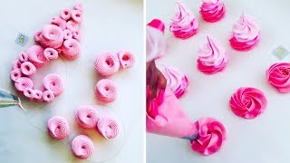 HOW TO MAKE MERINGUE SWIRLS [upl. by Eseneg]