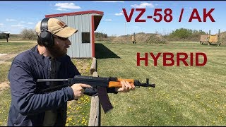 VZ58  AK Krinkov Hybrid Test Fire [upl. by Jonah]