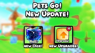 Crazy NEW Update in Pets GO  New upgrades and dice  Roblox [upl. by Mariken]