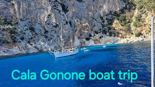 Cala Gonone boat Sardinia Italia [upl. by Edan]