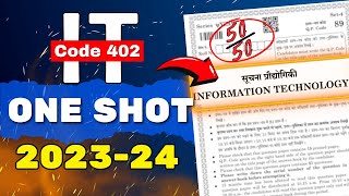 Class 10 INFORMATION TECHNOLOGY Full Syllabus One Shot  Class 10 IT Complete Syllabus One Shot 2024 [upl. by Eyot348]