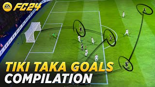 Tiki Taka Goals Compilation and 3142 Custom Tactics  FC24 [upl. by Vullo]