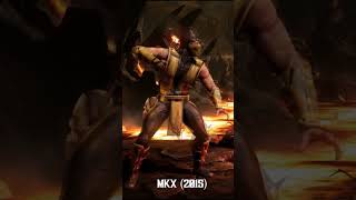 Scorpion MK9 vs MKX vs MK11 vs MK1 shorts short mortalkombat11shorts [upl. by Imugem897]