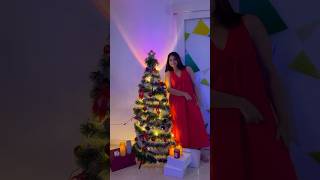 Foldable Christmas tree😳 christmas diy diychachi shwetamahadik handmade craft [upl. by Adnovad]