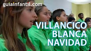 Blanca Navidad 🎄 Feliz Navidad 2023 🎅 Canta villancicos con los niños [upl. by Nimrahc]