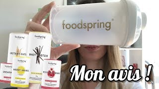 MON AVIS SUR LES PRODUITS FOODSPRING [upl. by Surovy]