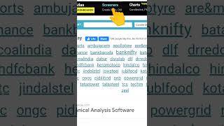 Chartink screener for swing trading  swing trading stock selection  Chartink scanner  shorts​ [upl. by Acihsay597]