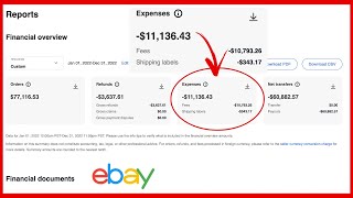 Is This NEW ebay Fee Report Useful for Taxes [upl. by Tedder]