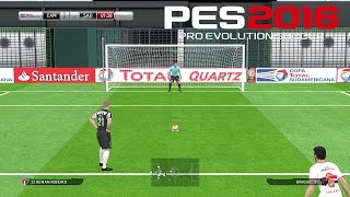 PES 2016  Master League 37 São Paulo x AtléticoMG  Semifinal SulAmericana  Ultra emocionante [upl. by Ruffo]