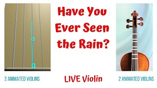 ☔🌂HAVE YOU EVER SEEN THE RAIN CCWR romcom💞 𝓛𝓲𝓿𝓮 Violins TAB FB 🔢🎻violinhero 💃🕺 HUGE🎸🎸Ensemble🤘⏬ [upl. by Nasas346]