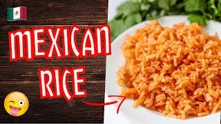 MEXICAN RED RICE  Cooking with Mom [upl. by Inalaeham]