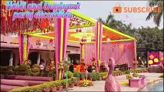 Haldi and Engejment party decoration 2024 Orient club Kanpur Nagar [upl. by Tammara]